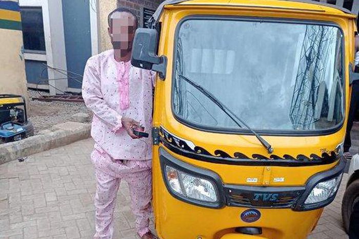 Police arrest man who tried to steal tricycle while owner was taking a nap