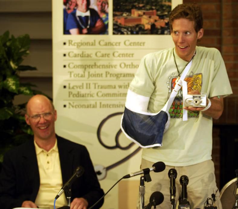 Aron Ralston [Randall James/AFP]