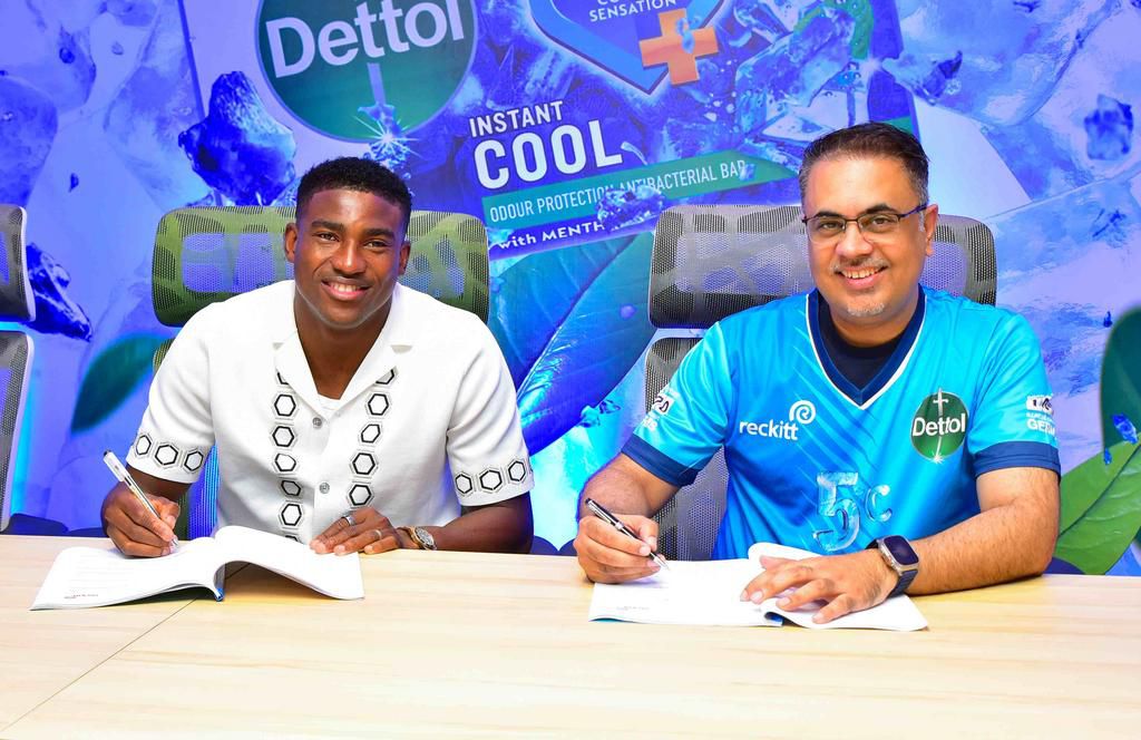 Dettol unveils Int'l football star, Taiwo Awoniyi as Brand Ambassador for Dettol Cool