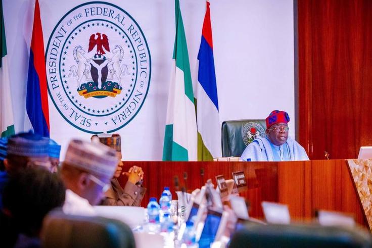President Bola Tinubu and the Federal Executive Council (FEC). [Facebook]