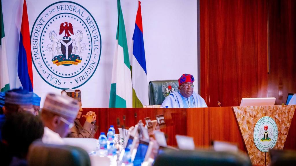 President Bola Tinubu and the Federal Executive Council (FEC). [Facebook]