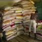 Bags of rice on display (This is for illustrative purposes).