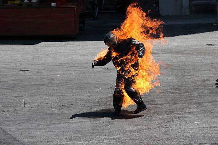 A man on fire [iStock]