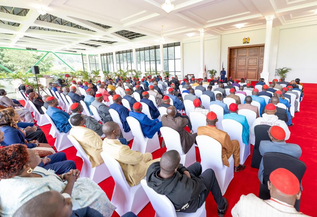 Kenyans react to President Ruto's update after hosting 96 bishops at State House