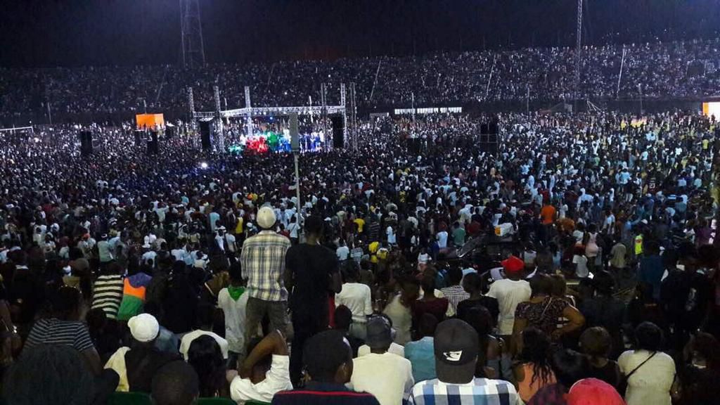 Davido at National Stadium Sierra Leone
