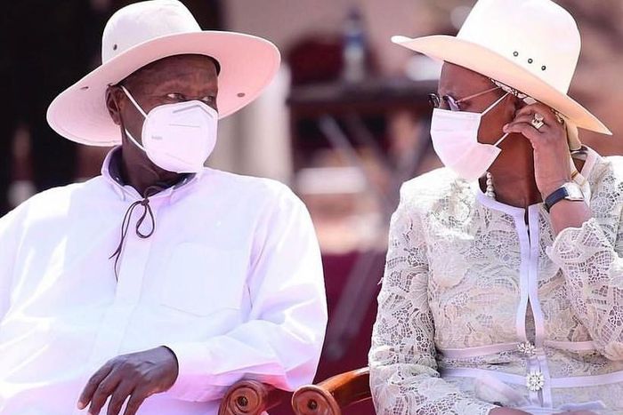 President Yoweri Museveni and his wife Janet