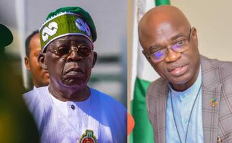 President Bola Tinubu and Governor Hyacinth Alia of Benue State [Facebook]