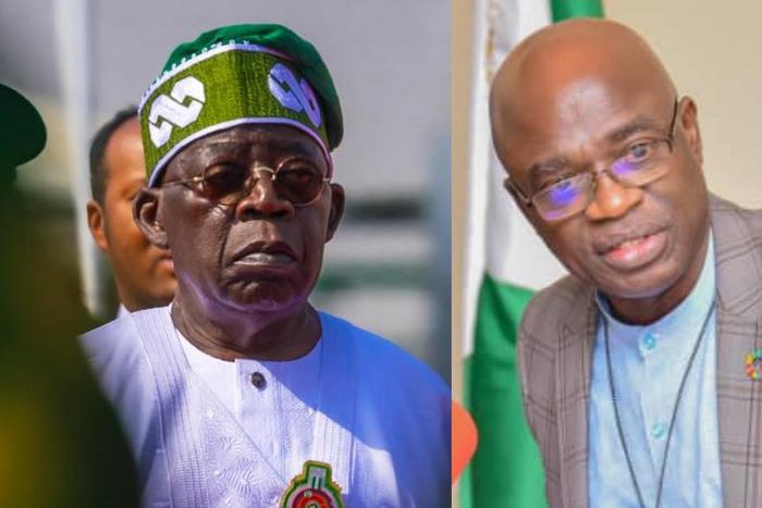 Bola Tinubu and Hyacinth Alia [Facebook]