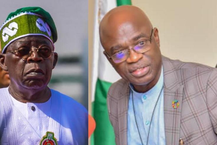 Bola Tinubu and Hyacinth Alia [Facebook]