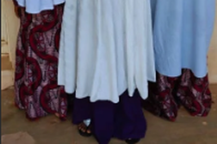 The two victims of human trafficking and the suspected trafficker [NAN]