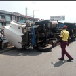 Truck claims female biker in Lagos [Chronicle.ng]