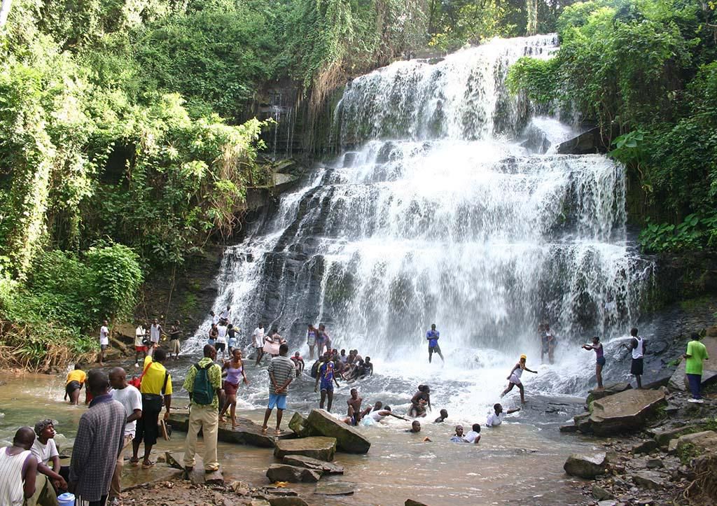 Tourist sites in Ghana: Boti Falls