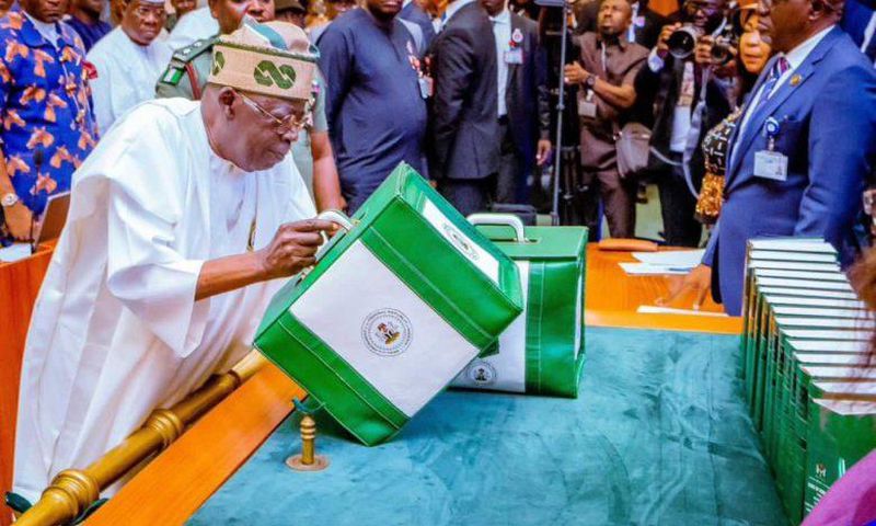 President Bola Tinubu presented the FCT budget to the National Assembly. [TheStar]