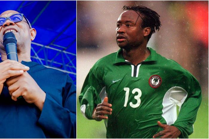 Peter Obi and Tijani Babangida. [Facebook/Getty Images]