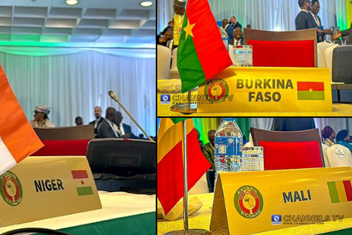 Niger, Burkina Faso, Mali's seats at ECOWAS' summit vacant as countries no-show