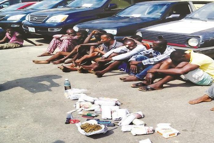 Rivers Police capture 14 'one chance' suspects for robbing passengers