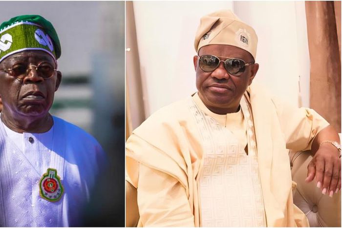 Bola Ahmed Tinubu and Nyesom Ezenwo Wike. [Facebook]