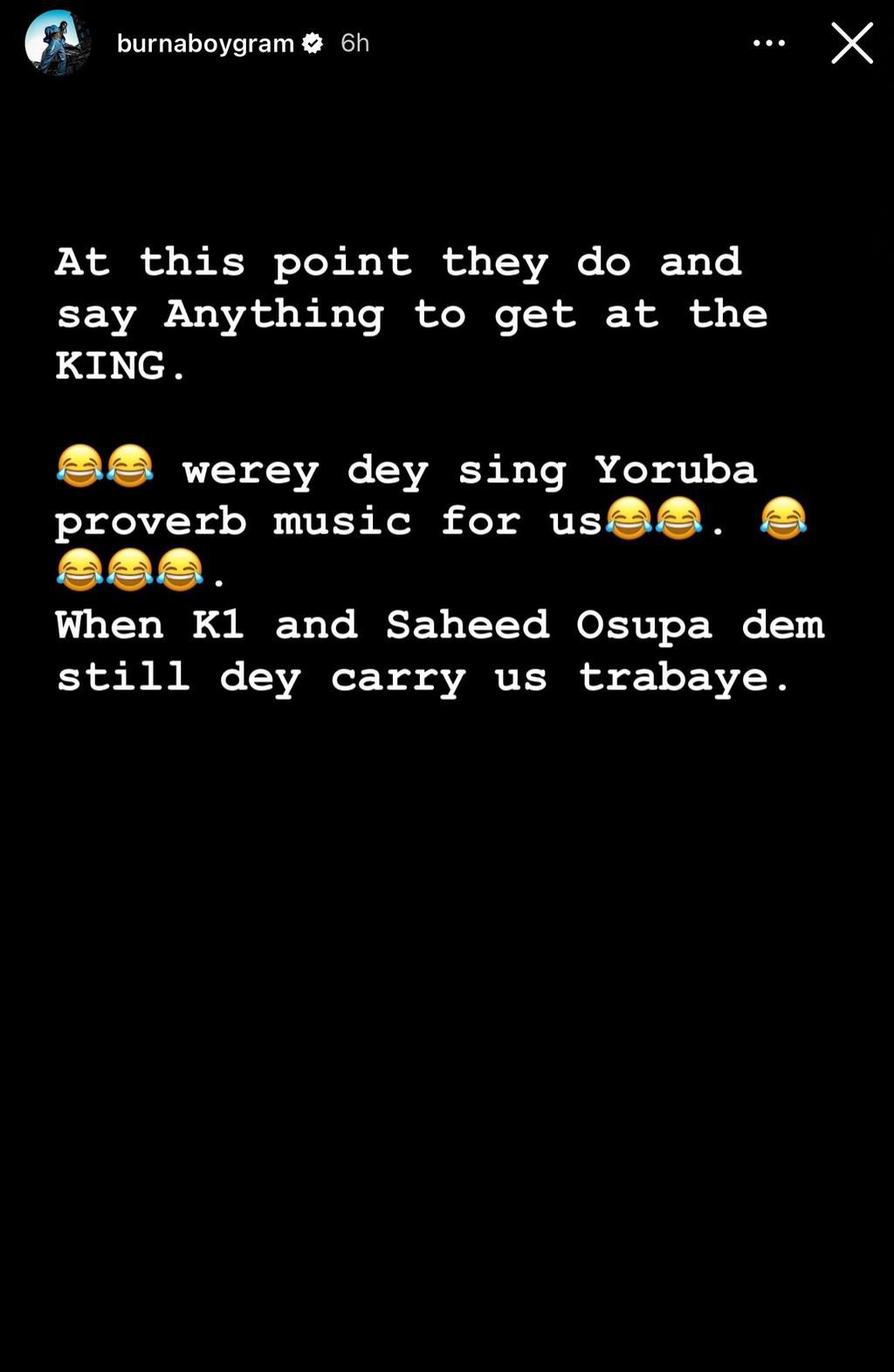 Burna Boy disses Brymo