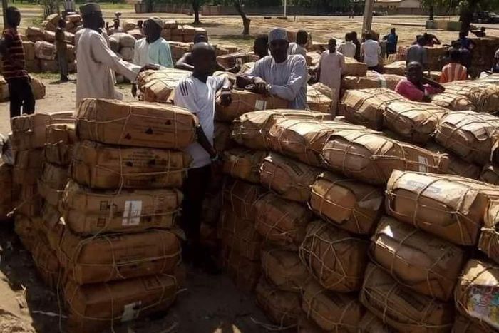 Maiduguri fish market in Borno [Twitter:@minister_abba]