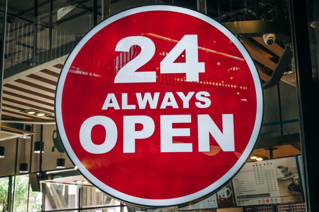Open 24/7