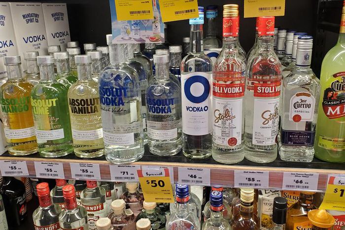 Expecting alcohol to be the same price as it is in the US