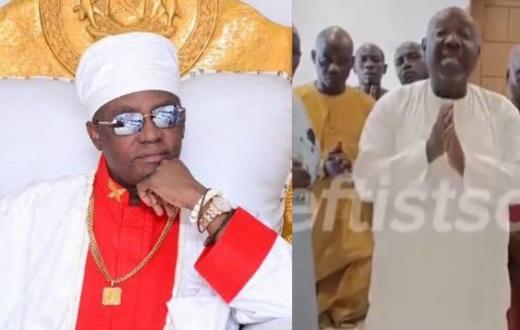 Forgive me my papa - Self-acclaimed Hausa traditional ruler kneels to ...
