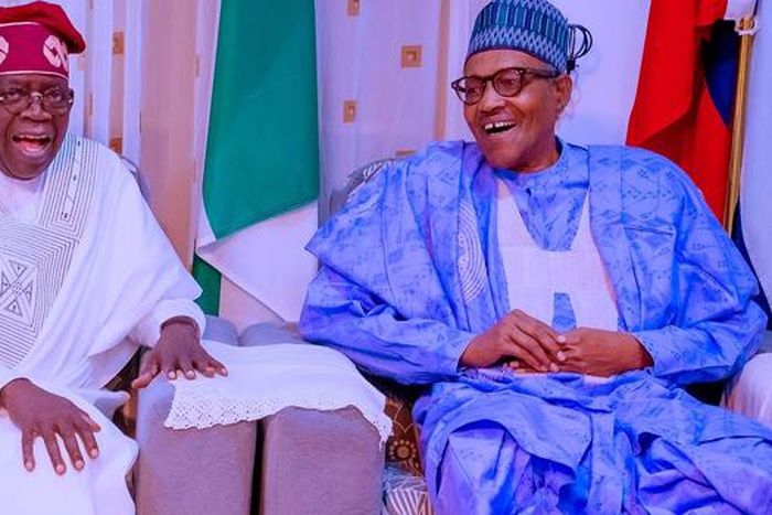 President Bola Tinubu and former President Muhammadu Buhari [Channels TV]