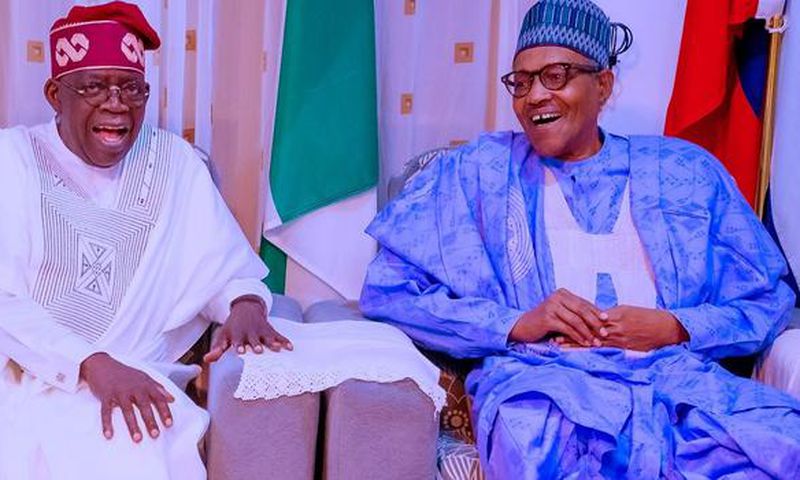 President Bola Tinubu and former President Muhammadu Buhari [Channels TV]