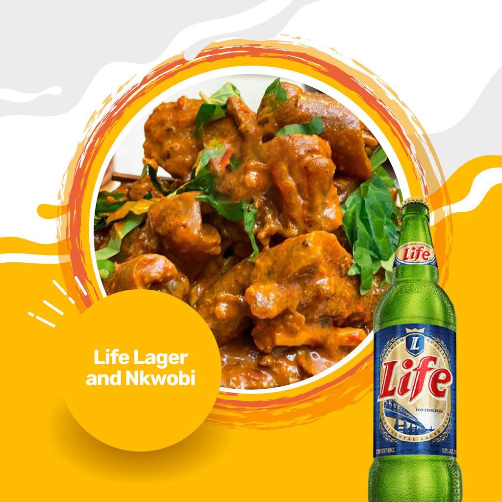 Life Lager and Nkwobi
