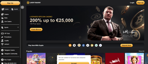 Lucky Block - Best for Wagering on Your Phone