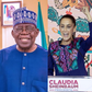 President Bola Tinubu and Ms Claudia Sheinbaum, the first female President of Mexico [Pulse.ng]