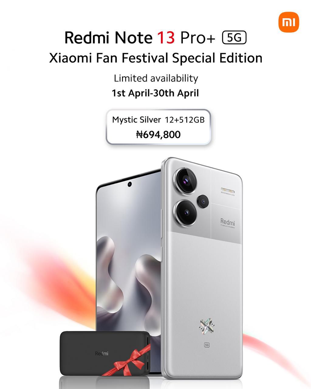 Xiaomi Fan Festival Special Edition: Redmi Note 13 Pro+ 5G