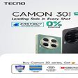 TECNO CAMON 30 series launches with exciting first sales promo