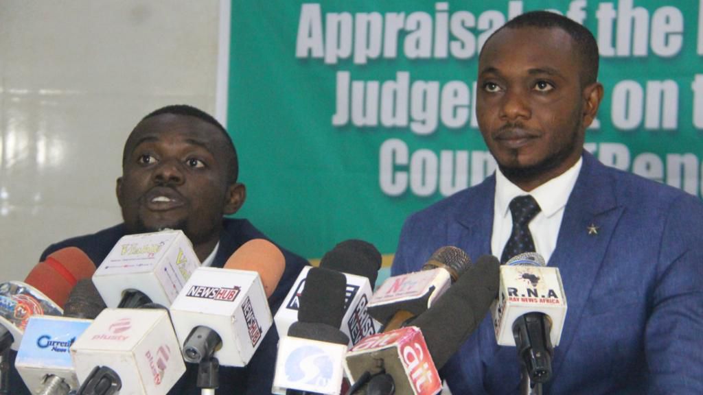 The National Coalition of Northern Lawyers and Public Interest Activists (NCNLPIA) at a press briefing in Abuja on Friday, June 21. [Facebook]