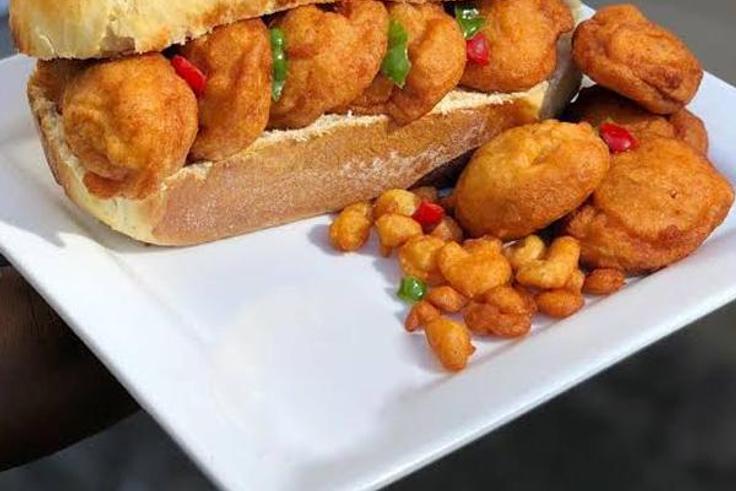 The crunchy and delightful akara and bread