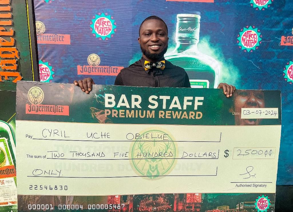 Winner 2 of Jägermeister bartender competition