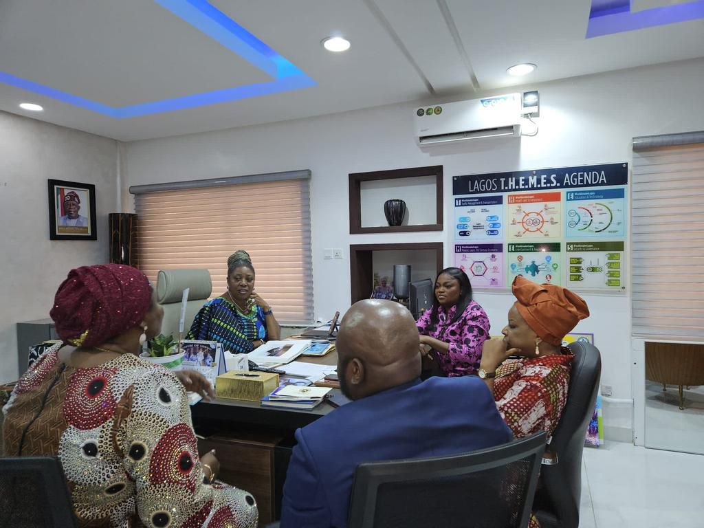 Funke Akindele met with Lagos officials to discuss support and collaboration on her upcoming projects. [x/followlasg]