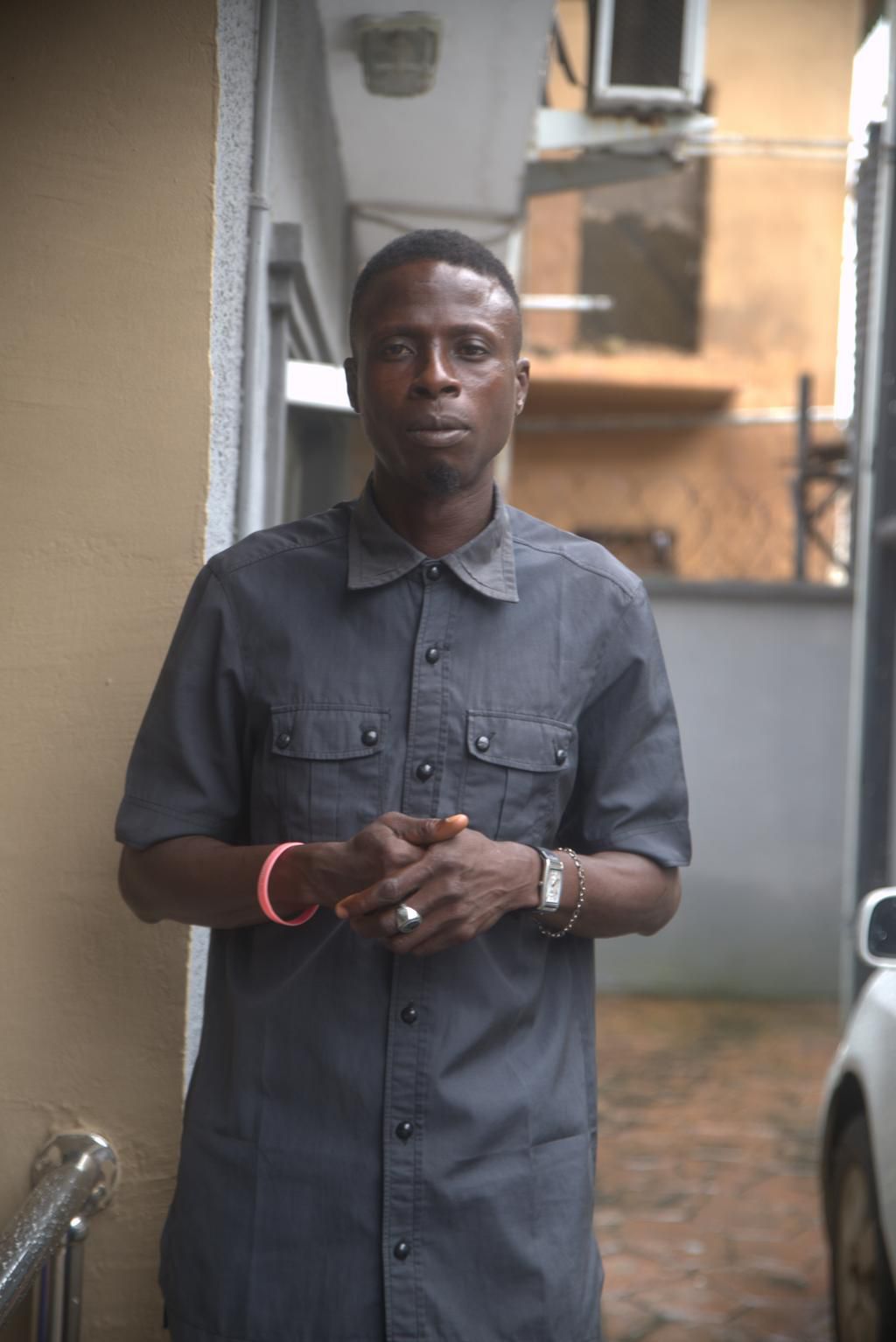 Lanre was in prison for 8 years awaiting trial for a crime he didn't commit [Ejiro Eyanohonre]