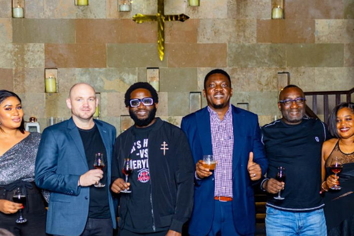 L-R: Aniefiok Ekere (Commercial Planning & Activation Exec., Bacardi Martini Nigeria), Adie Watermeyer (Country Director, Bacardi Martini Nigeria), DJ Obi, Abayomi Ajao (Head Of Marketing Bacardi Martini Nigeria), Philip Edafiogho (Head of Ontrade and ...
