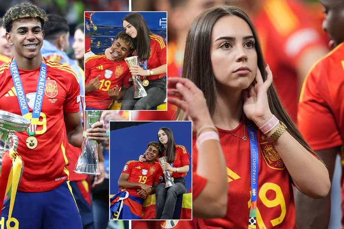 Lamine Yamal: 17 y/o Euros champion cosies up to girlfriend Alex Padilla to confirm dating rumours