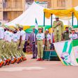 Governor Babajide Sanwo-Olu at an NYSC passing-out parade in Lagos [LASG]