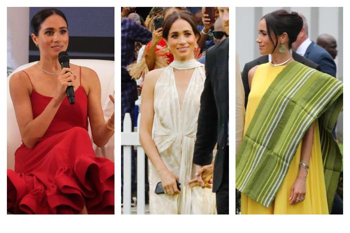 All Meghan Markle's outfit in Nigeria [Gettyimages]