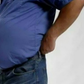 A man with a big belly