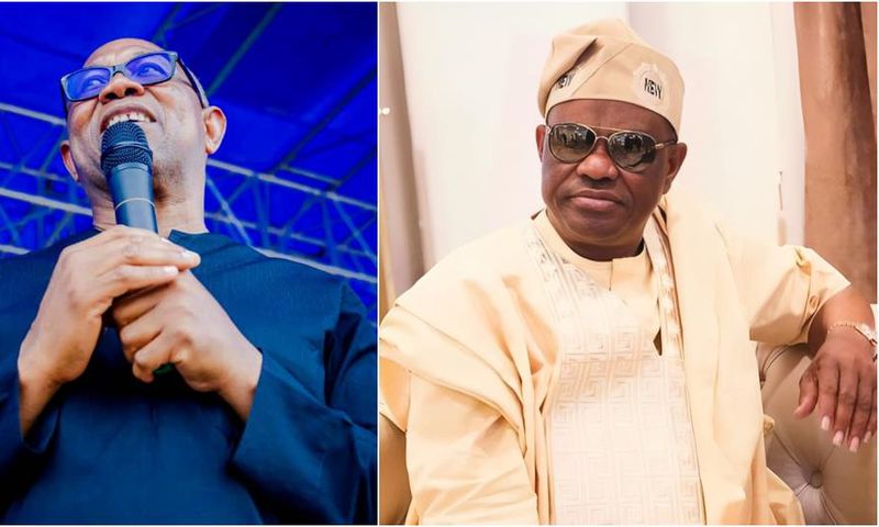 L-R: Peter Obi and Nyesom Wike [Facebook]