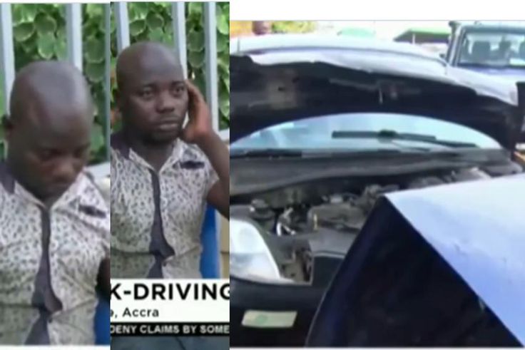 I’m drunk - Taxi driver admits after crashing, says car owner can go to hell