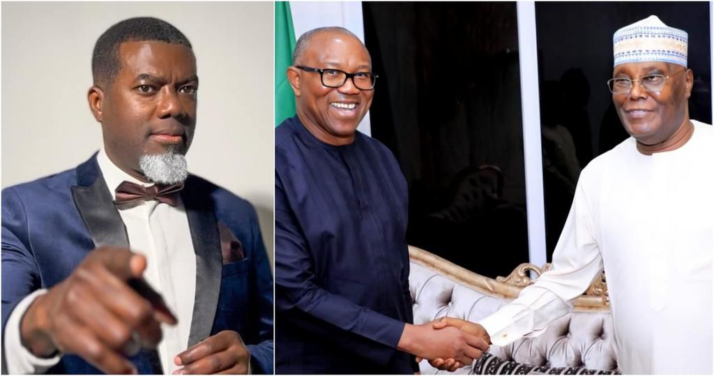 Reno Omokri, Pater Obi and Atiku Abubakar. [Facebook/X]
