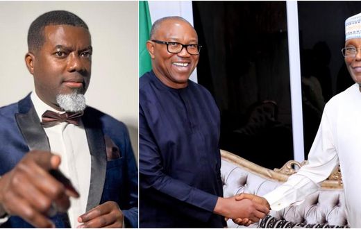 Reno Omokri, Pater Obi and Atiku Abubakar. [Facebook/X]