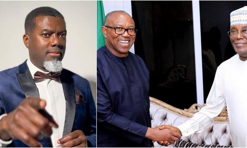 Reno Omokri, Pater Obi and Atiku Abubakar. [Facebook/X]