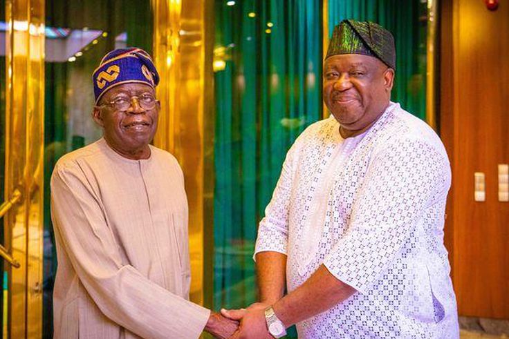 President Bola Tinubu and Governor Caleb Mutfwang [PM News Nigeria]