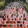 Thousands of Bangladeshis prayed for rain [AFP]